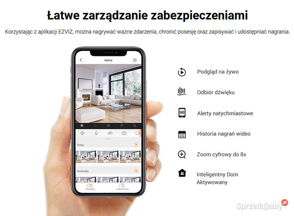 KAMERA EZVIZ C1C WIFI FHD 1080P ENHANCED NIGHT Poznań
