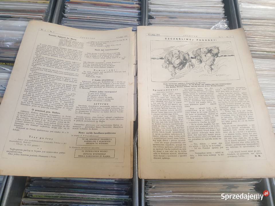 Szczutek magazyn z pierwszym polskim komiksem Polskie Gdynia