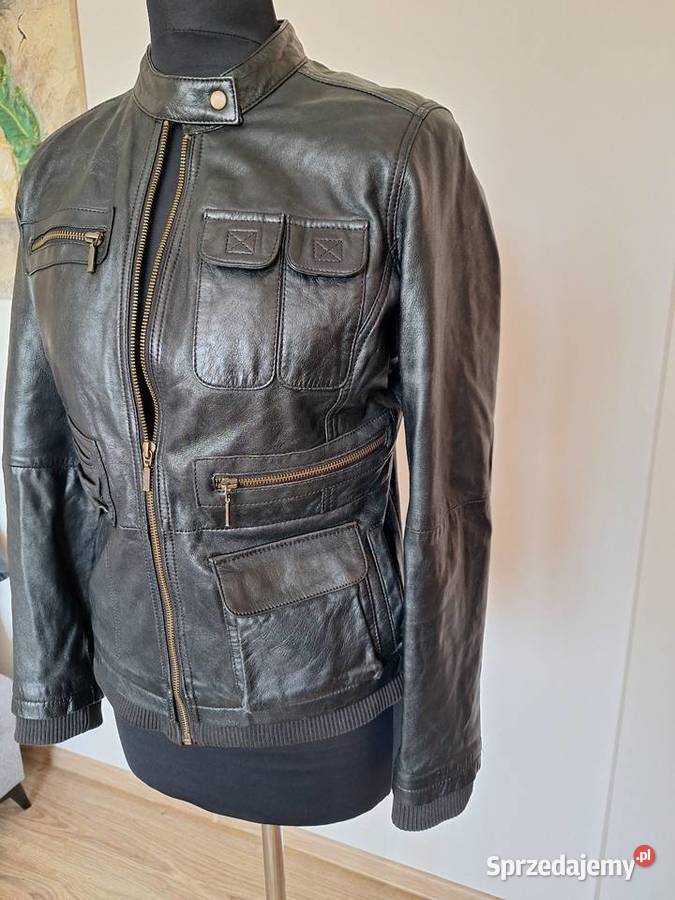 Piękna kurtka owcza skóra naturalna z