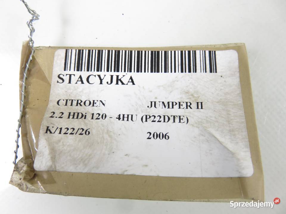 STACYJKA CITROEN JUMPER II 01099001 osobowe małopolskie sprzedam