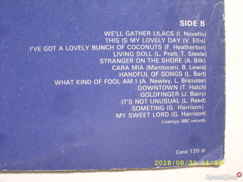 50 YEARS POPULAR HITS BBC LP winyl Wołów