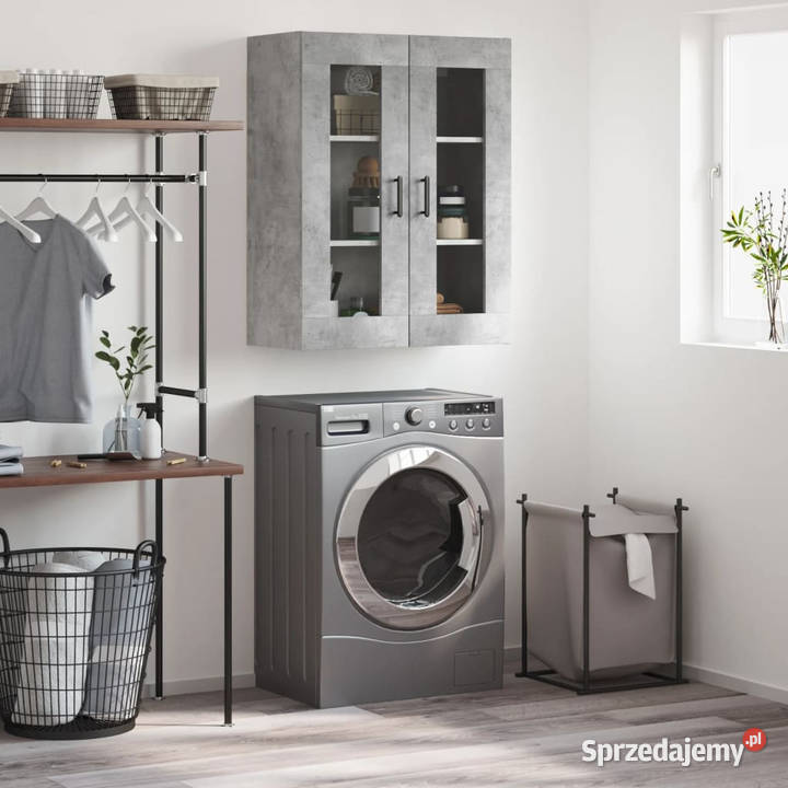 Szafka wisząca szarość betonu 695x34x90 WM828488 mazowieckie Warszawa sprzedam