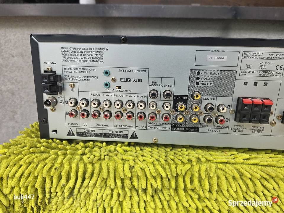 amplituner kenwood krf5020 Chełm Śląski sprzedam