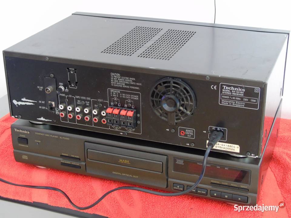 Amplituner Technics SAGX 180 sprawny i mocny Elektronika Jasło