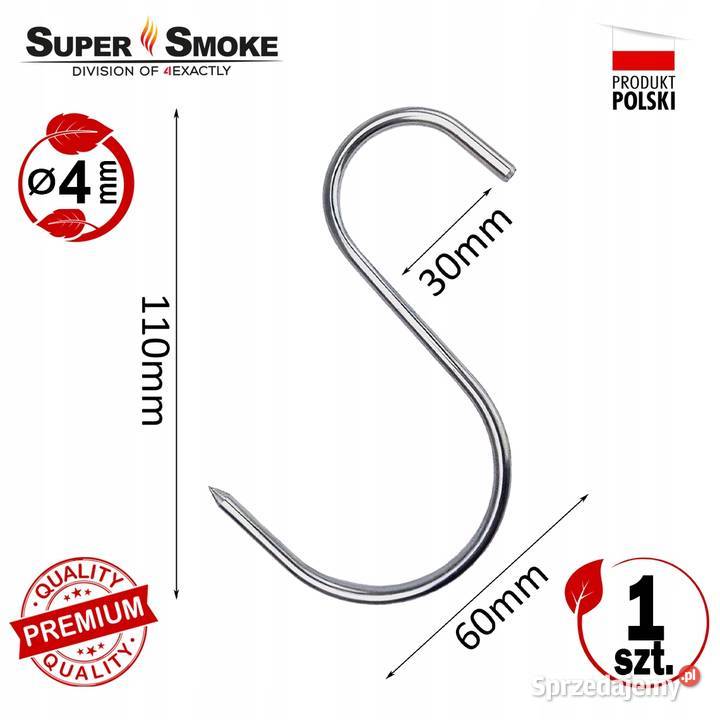 Hak Wędzarniczy Super Smoke S do wędlin 4 mm 11 Białystok
