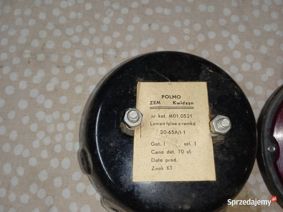 Lampa tył Ursus C 325 C 328 z czasów PRLu Ursus Ciągniki Pruszcz Gdański