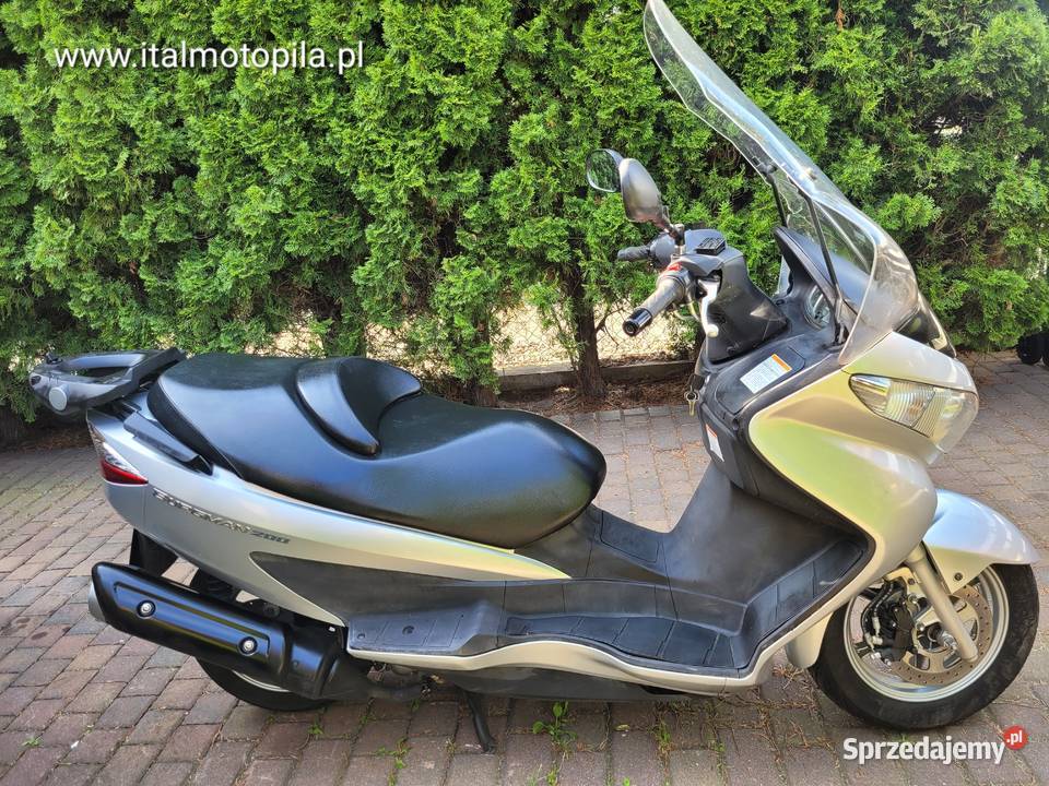 SUZUKI BURGMAN 200i 07r italmotopila 19083km Piła