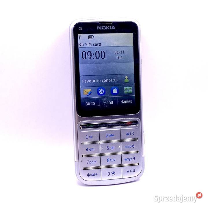 Telefonsmartfon Nokia C301 Touch and Type silver Warszawa sprzedam
