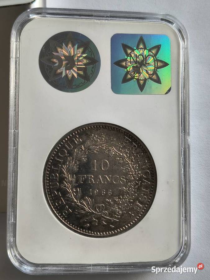 10 franków 1966 Francja Herkules srebro Ag 900 Szczecin