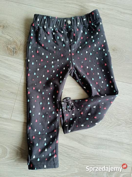 Jegginsy legginsy dziewczęce w łezki z mazowieckie Płock
