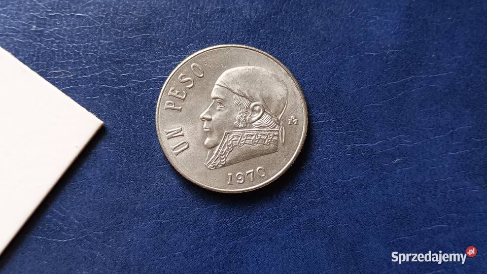 Stare monety 1 peso 1970 Meksyk Lesko