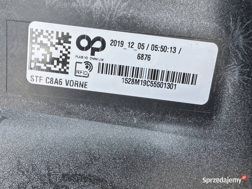 Zderzak przedni Audi A6 C8 4K0 BLACK przód 6x lubuskie Drezdenko