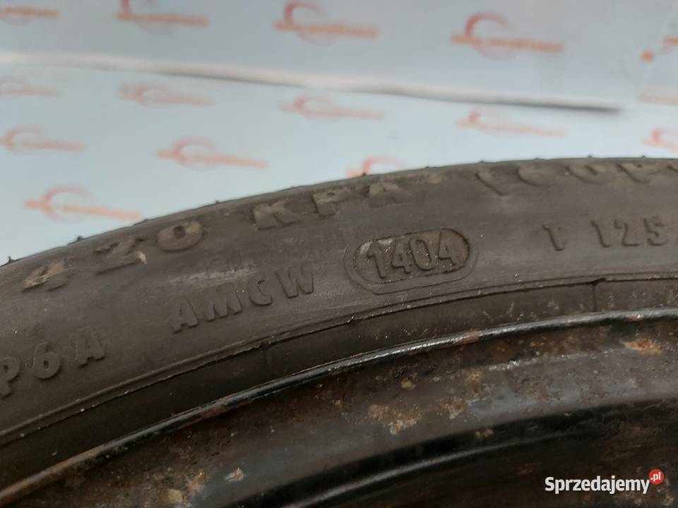 AUDI A3 8P GOLF V VI koło dojazdowe 1257018 99M Koła dojazdowe Kielce