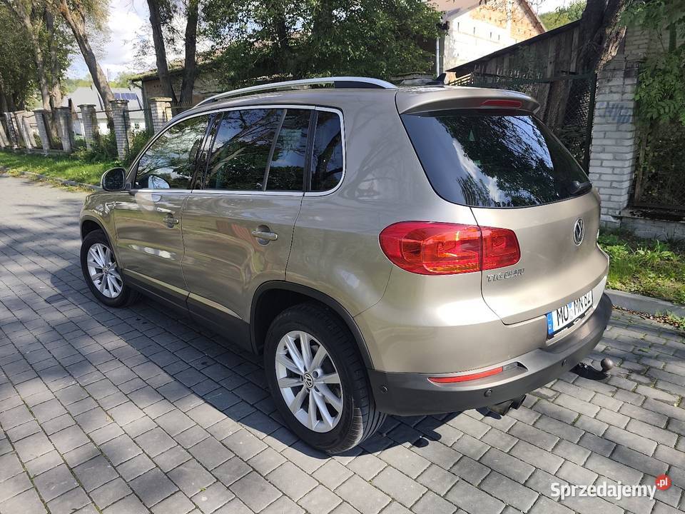 Świeżo sprowadzony VW Tiguan 20 TDI 4x4 przebieg lakier metallic Krasnobród