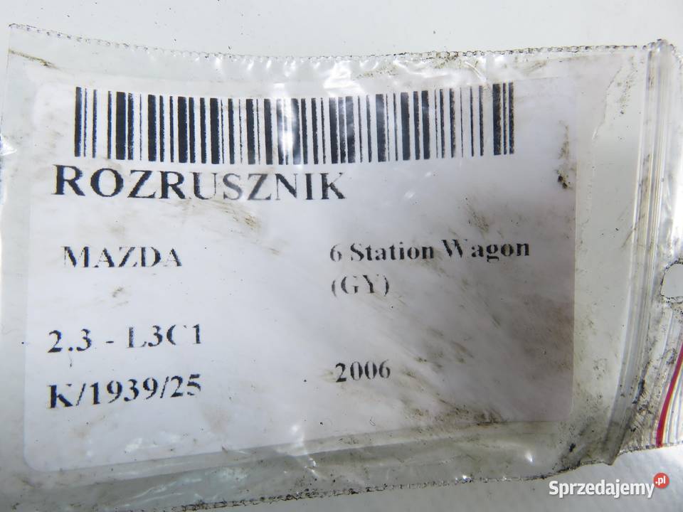 ROZRUSZNIK MAZDA 6 Station Wagon GY 23 J5213045 Układ elektryczny silnika