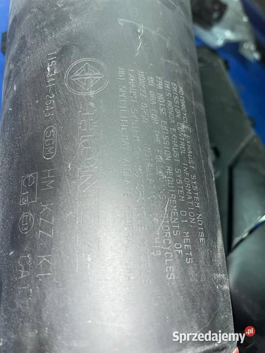 Oryginalny tłumik fabryczny Honda crf L250 sprowadzony sprzedam