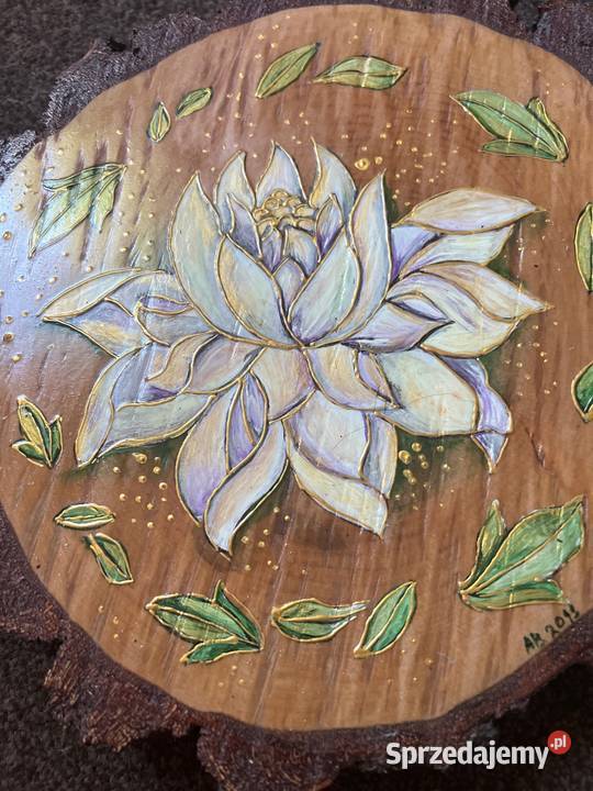 Obraz na desce dębowej kwiat lilia Zabrze