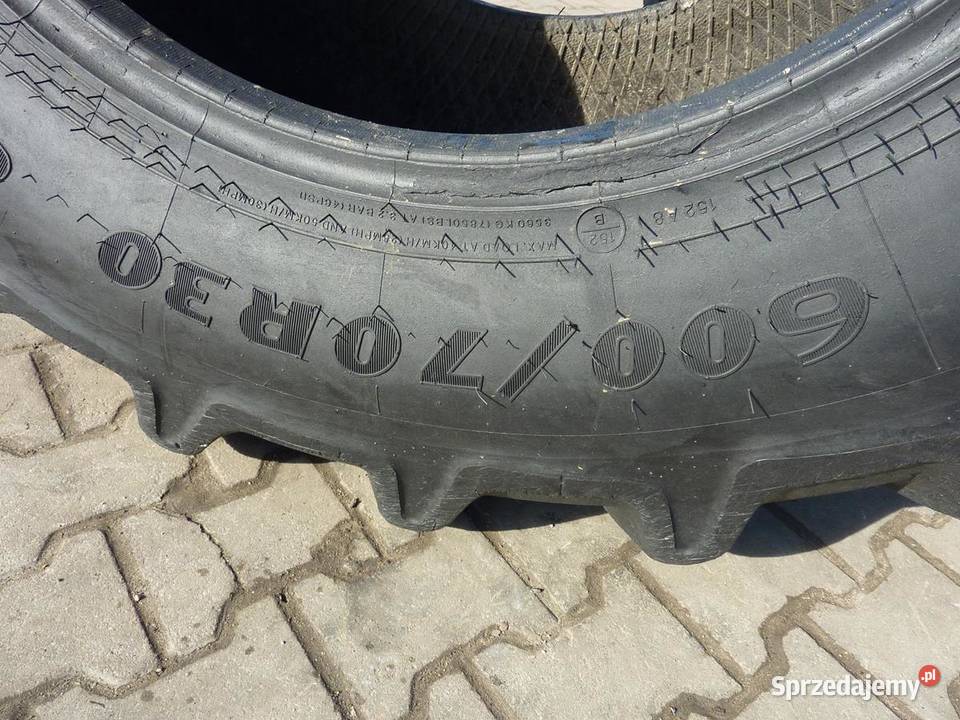 Opona używana rolnicza 60070R30 GOODYEAR Zaścianki sprzedam