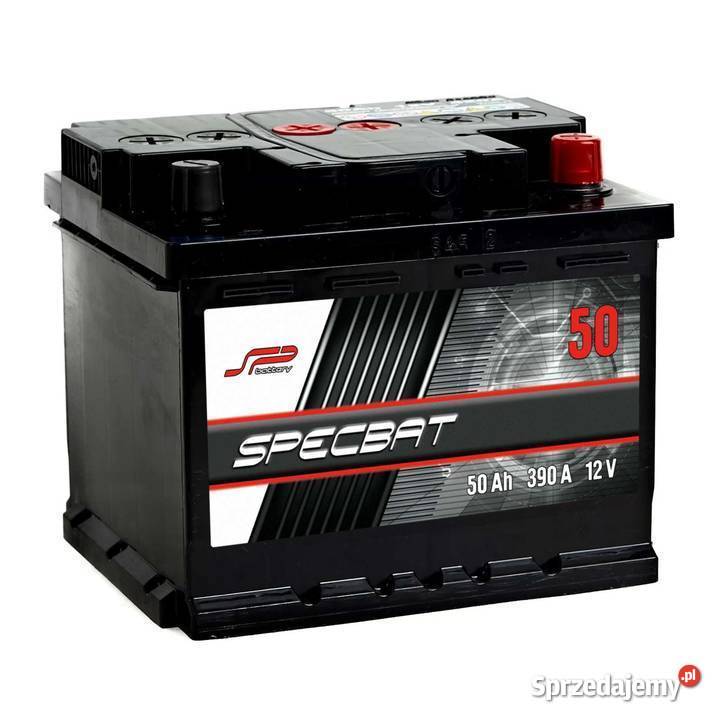 Akumulator SPECBAT 50Ah 390A EN PRAWY PLUS łódzkie Tomaszów Mazowiecki