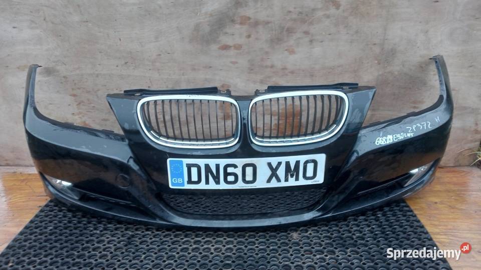 BMW E90 E91 FL ZDERZAK PRZÓD 6689 HALOGEN Zbierkowo