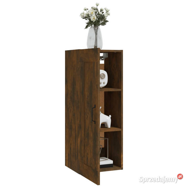 Szafka wisząca przydymiony dąb 35x34x90 WM817453 Warszawa