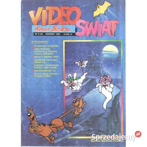 Video Świat HannaBarbera 3 5 marzec 1991 sprzedam