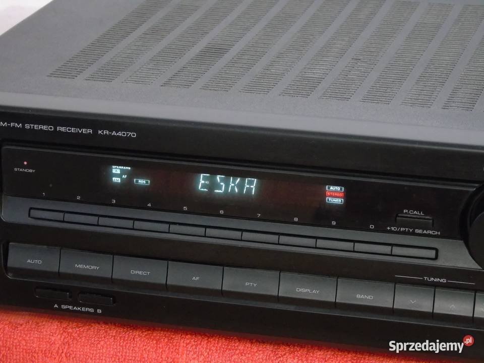 Wzmacniacz z radiem Kenwood KRA4070 RDS sprawny Jasło