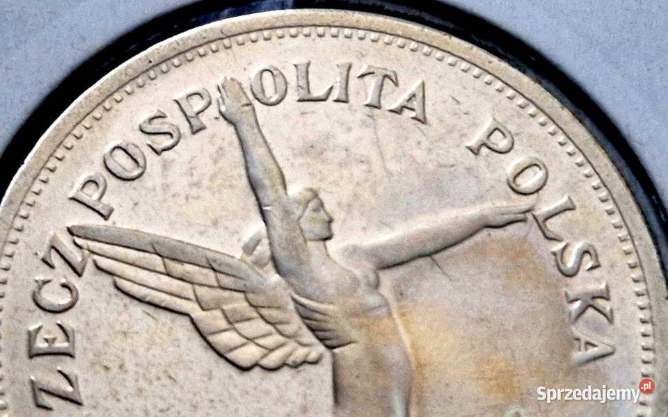 Monety II RP 5 Nike 1928 r i 1931 r śląskie Sosnowiec