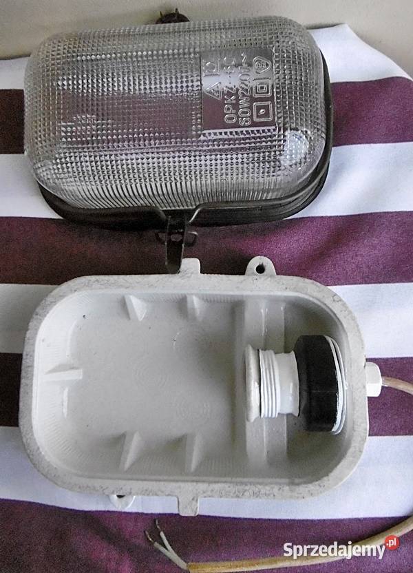 Lampa hermetyczna kanałowa OPKZ 60 gwint E 27 sprzedam