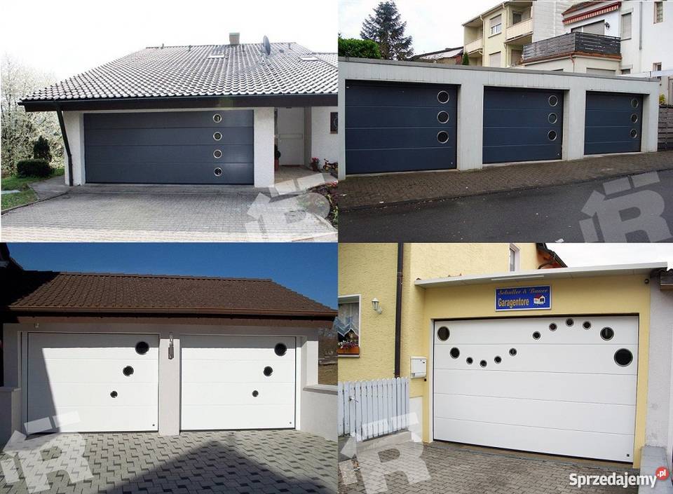 Brama Drzwi Garażowe UCHYLNE do otworu 2400x2100 Pułtusk