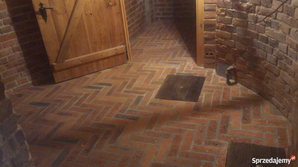 Posadzka z cegły podłoga ceglana rustykalne Wrocław