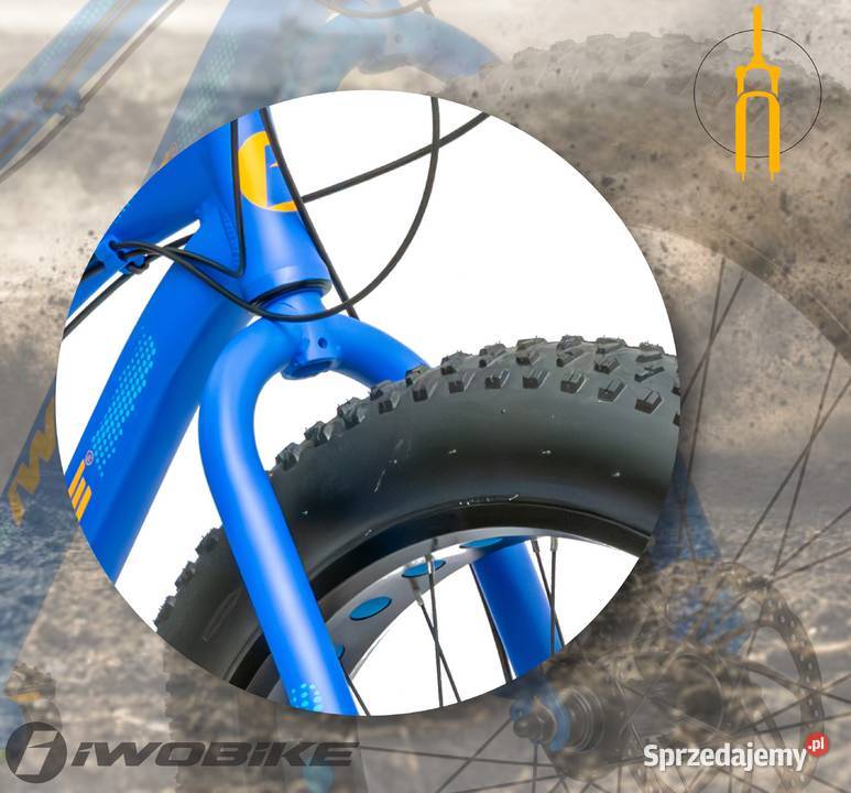 Rower Damski Męski Fatbike 26 IWOBIKE Shimano Gorlice
