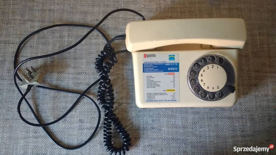 Aparat telefoniczny vintage RWT Tulipan super Warszawa