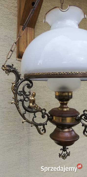 Lampa wisząca stylowa retro naftowa zabytkowa mazowieckie Garwolin sprzedam