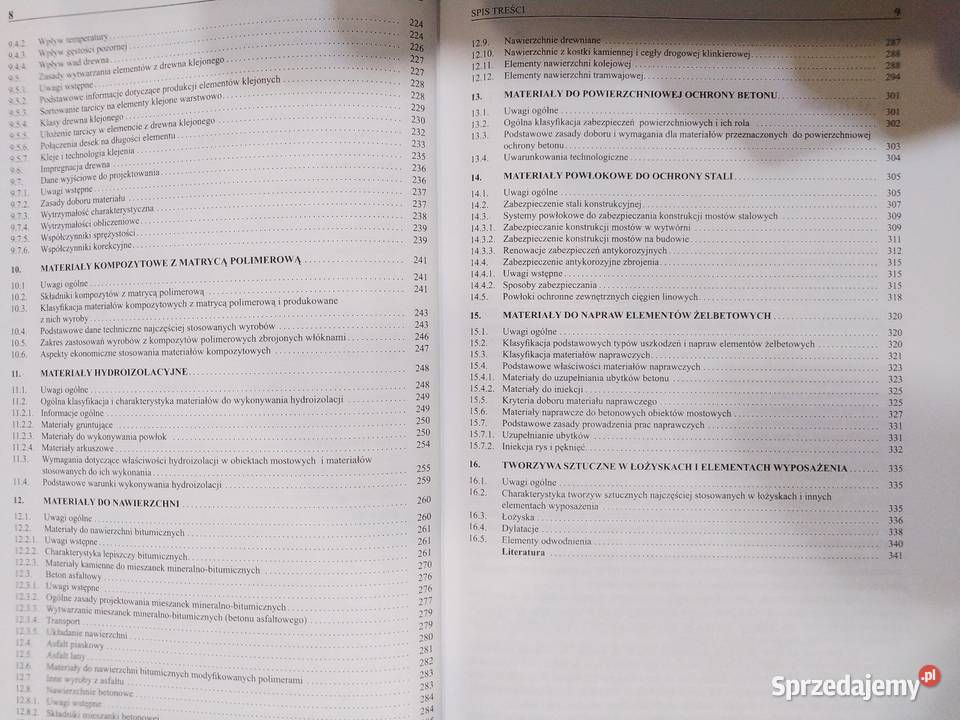 Materiały budowlane w mostownictwie Furtak architektura, budownictwo Kraków