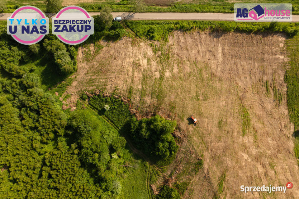Grunt 3180m2 Łęcze asfalt warmińsko-mazurskie sprzedam