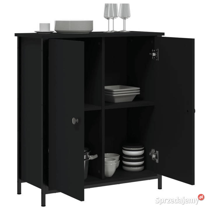 Szafka czarna 70x30x80 materiał drewnopochodny Warszawa