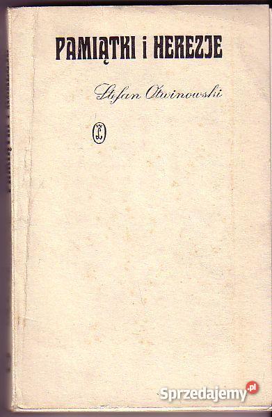 937 PAMIĄTKI I HEREZJE STEFAN OTWINOWSKI małopolskie Czyrna