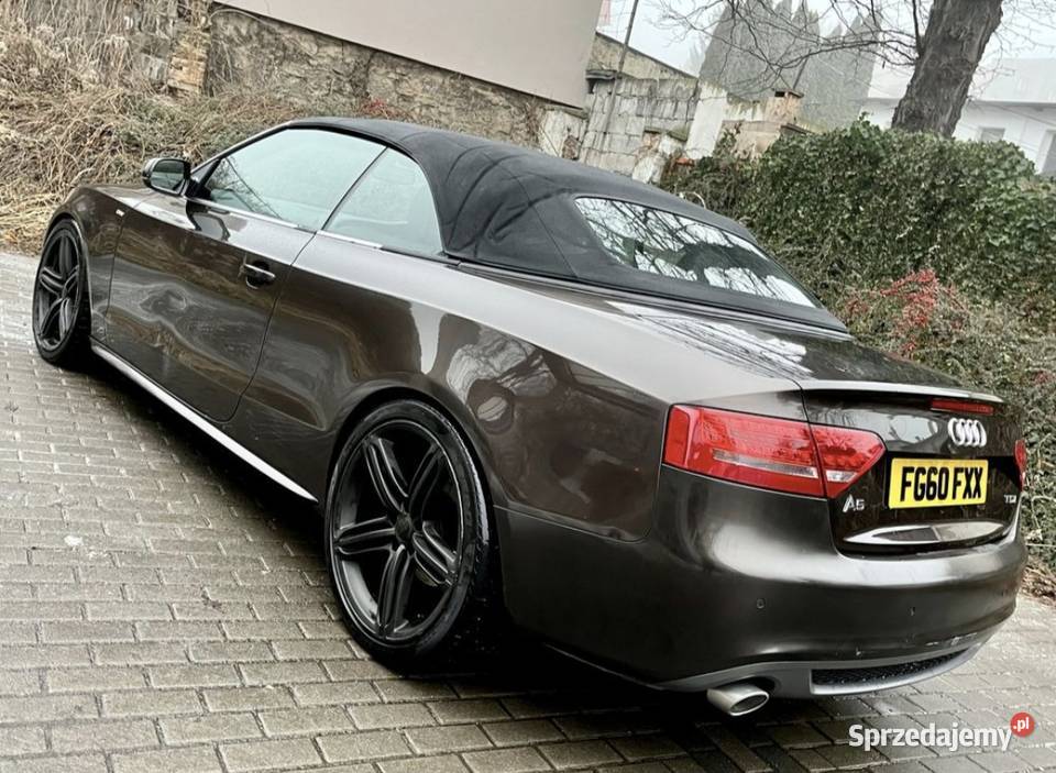 Audi A5 Cabriolet Sline 27tdi Stronic Anglik dolnośląskie Wałbrzych sprzedam