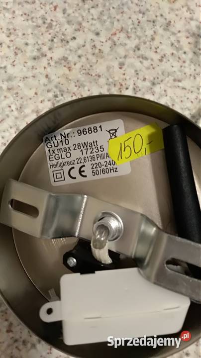 Nowa lampa wisząca tubka Gu10 led mazowieckie Warszawa
