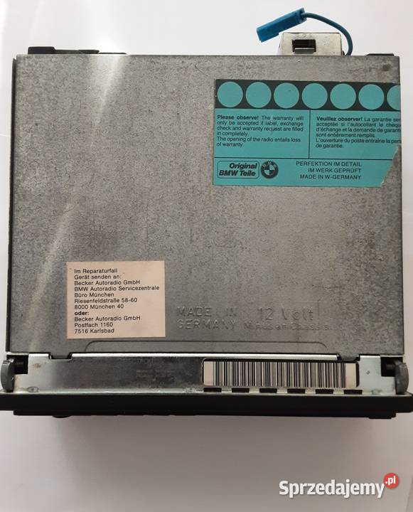 Radio BMW BECKER BAVARIA C Electronic Fabryczne Malbork