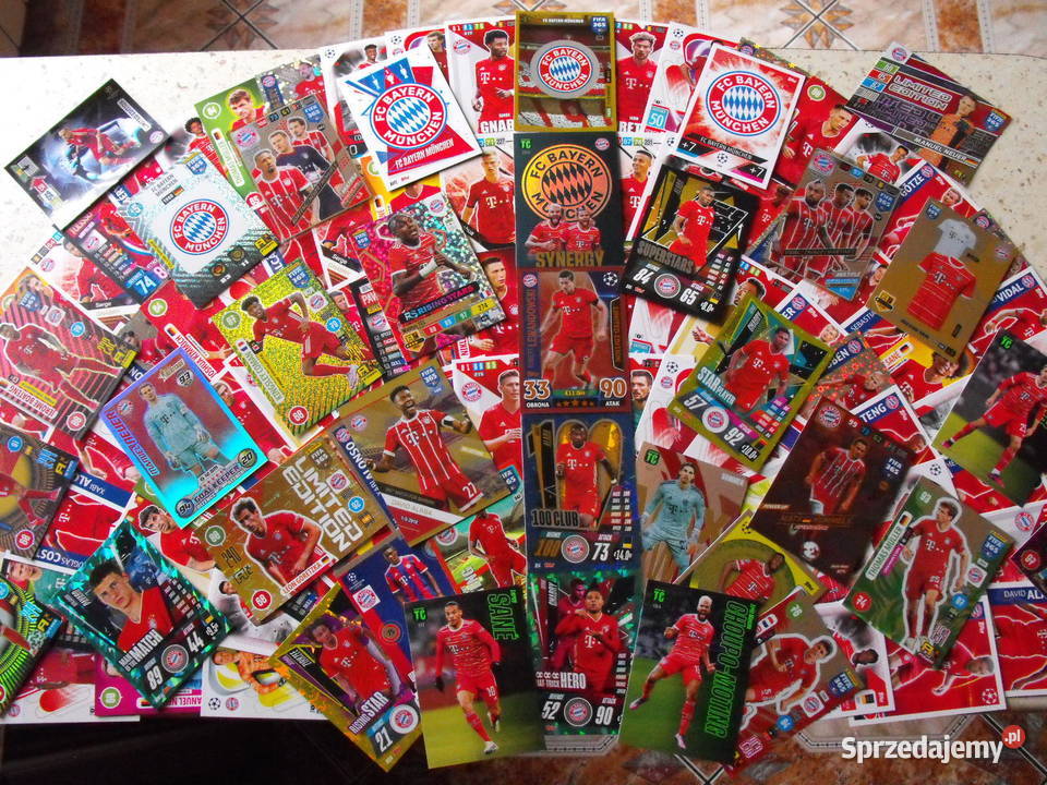 FC BAYERN MUNCHEN zestaw kart PANINI i inne Mykanów