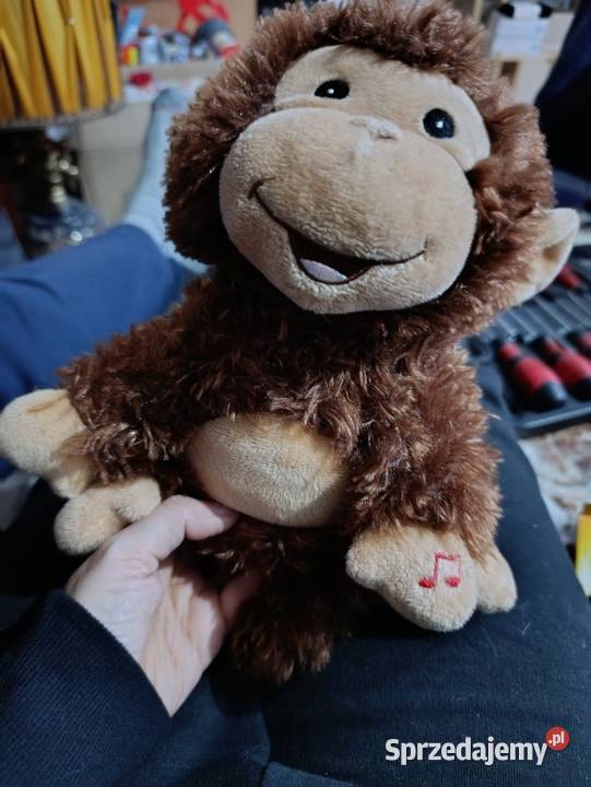 Tańcząca pluszowa małpka grawerowane serce Poznań