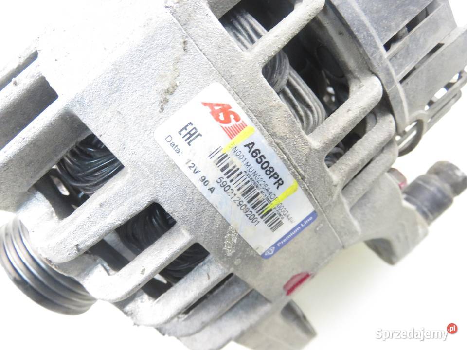 ALTERNATOR PEUGEOT 1007 14 16V KFU ET3J4 A6508PR osobowe Części samochodowe sprzedam