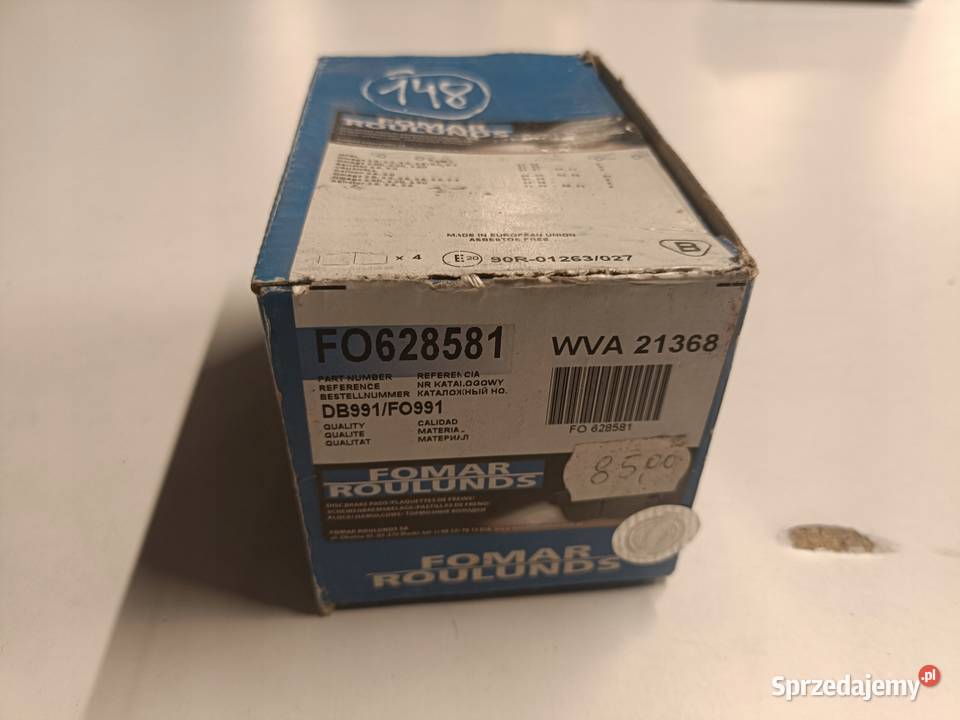 KLOCKI HAMULCOWE Opel Omega B PRZEDNIE przód Rudka