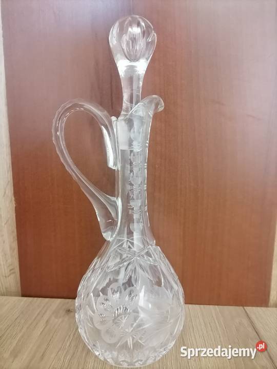 Karafka do octu oleju PRL Porcelana i szkło Wałbrzych
