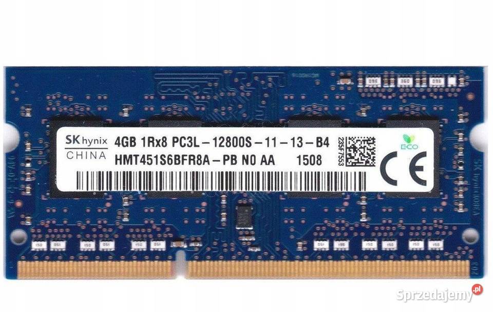 Sprawna Pamięć RAM 4GB DDR3 Kingston Samsung Warszawa