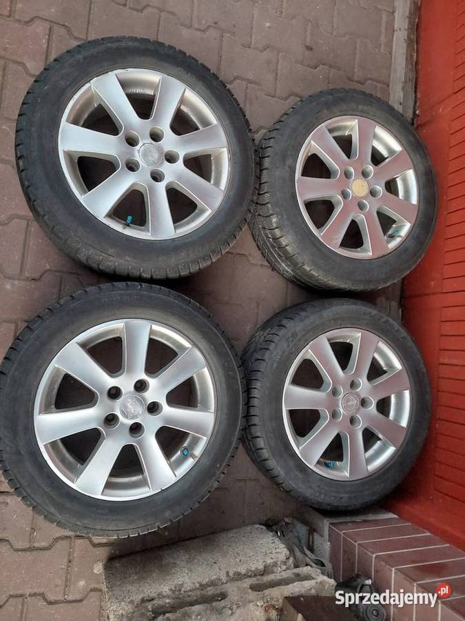 Alufelgi 16 5x110 z Oponami Zimowymi Opel Astra małopolskie Sucha Beskidzka