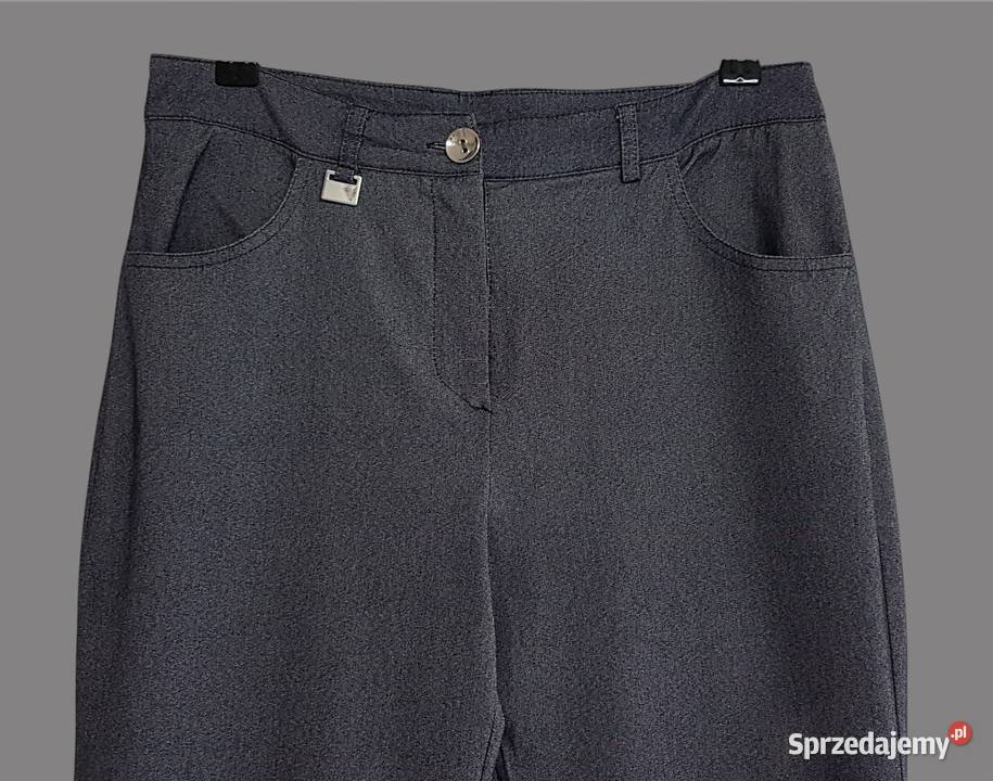 Damskie eleganckie spodnie szare quiosque 36S Bez wzoru Spodnie Chrzanów