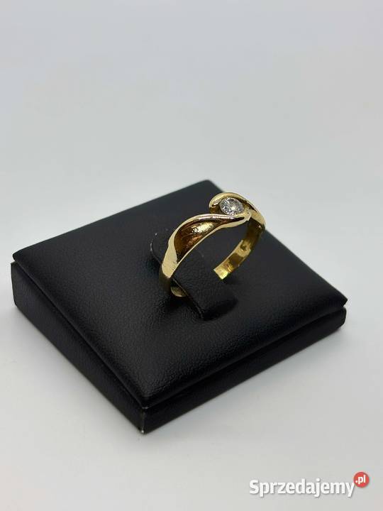 Złoty Pierścionek pr 585 230g Rozmiar 18 złoto Elbląg